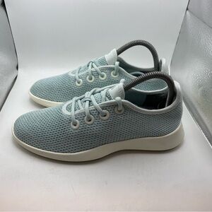 Allbirds Tree Runners baby blue sneakers size 7